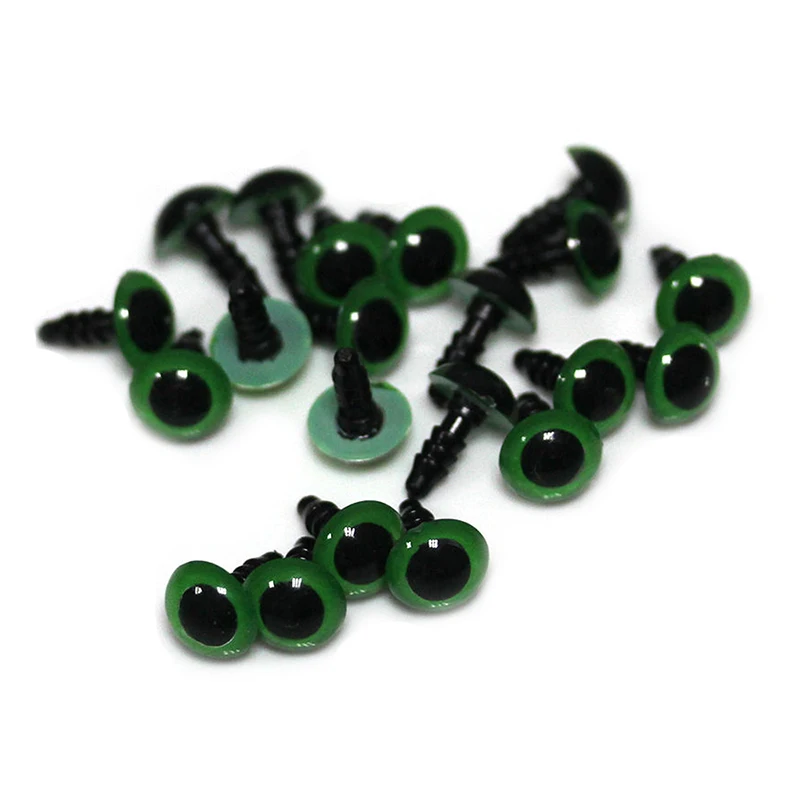 100X Plastic Safety Eyes Toys for Teddy Bear Doll Animal Making Craft DIY Screws
