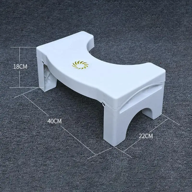 Нескользящий туалетный табурет для ног, пластиковый складной табурет на корточки, противозапорный вспомогательный инструмент для ванной комнаты для детей