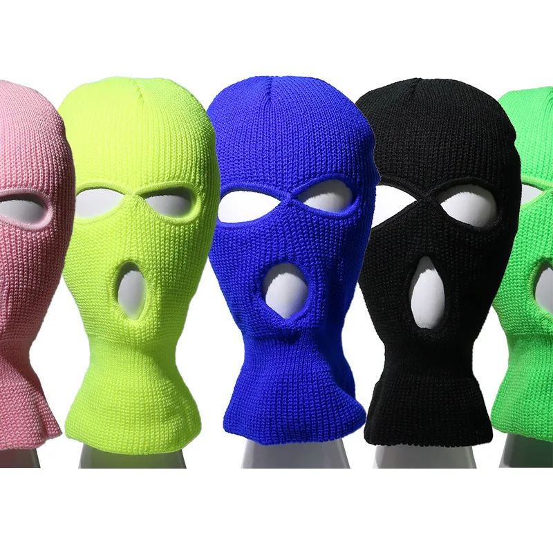 Balaclava Mask Hat for Party, Neon Mask, Green, Halloween Caps for Motorcycle, Bicycle, Ski, Cycling, Pink Masks, Winter Cover