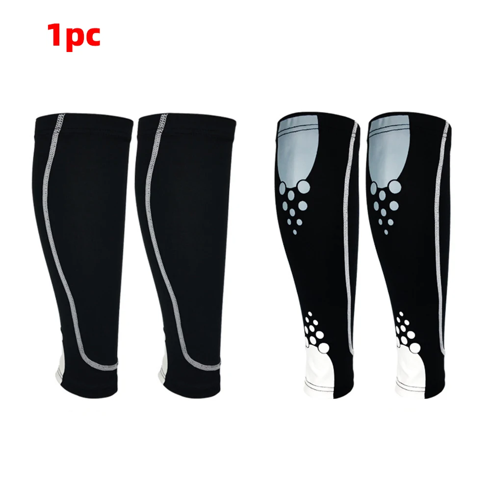 

1PC Cycling Calf Sleeve Elastic Compression Leg Warmers Safety Running Basketball Football Support Sport Anti Slip Guards Unisex
