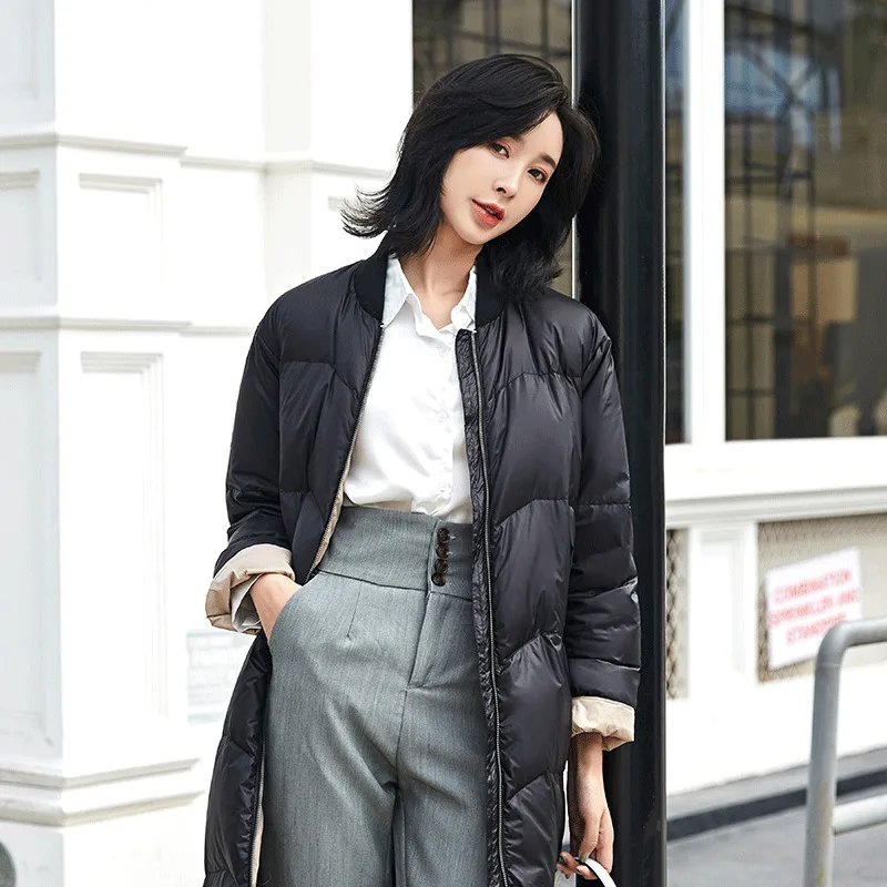 

Duck White 90% Down Jacket Women Oversized Winter Coat Women Down Coat Puffer Jacket Warm Parka Abrigos 1818 YY1410