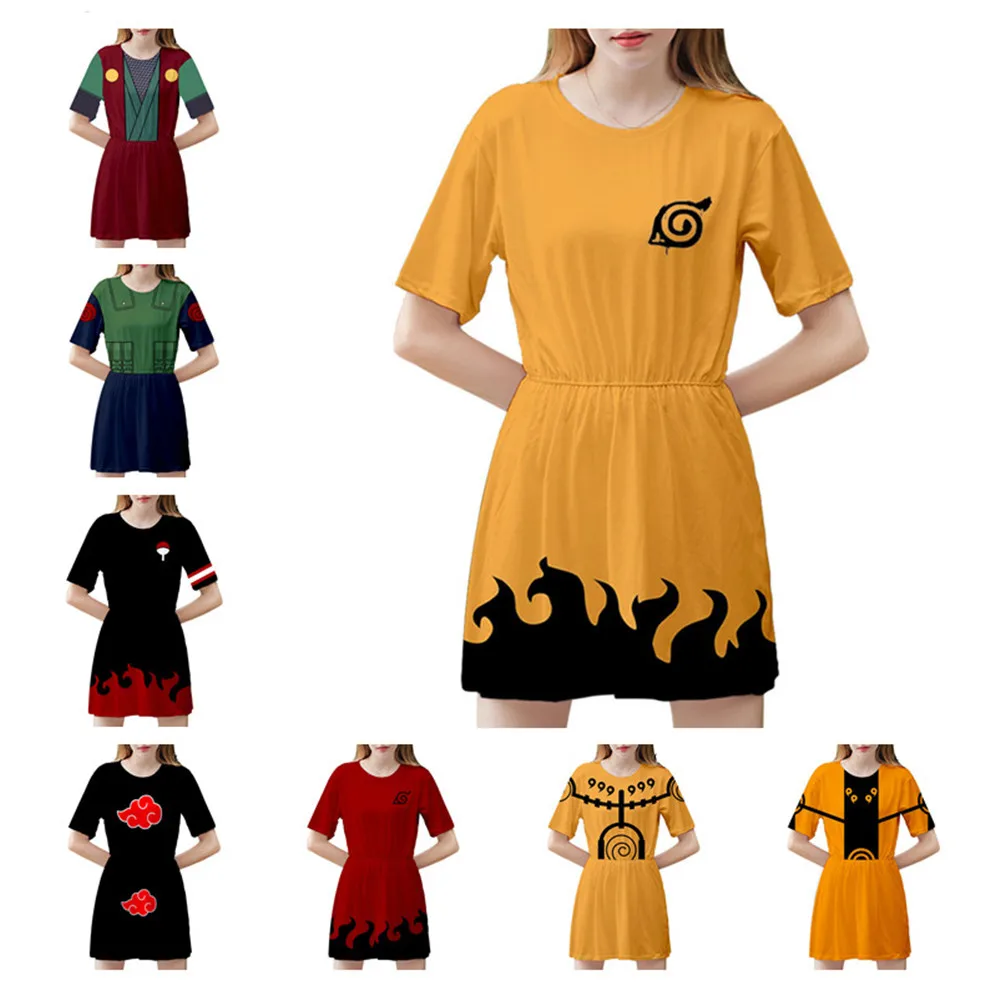 Аниме Наруто Коноха Какаши костюмы для косплея Акацуки Учиха Итачи женские
