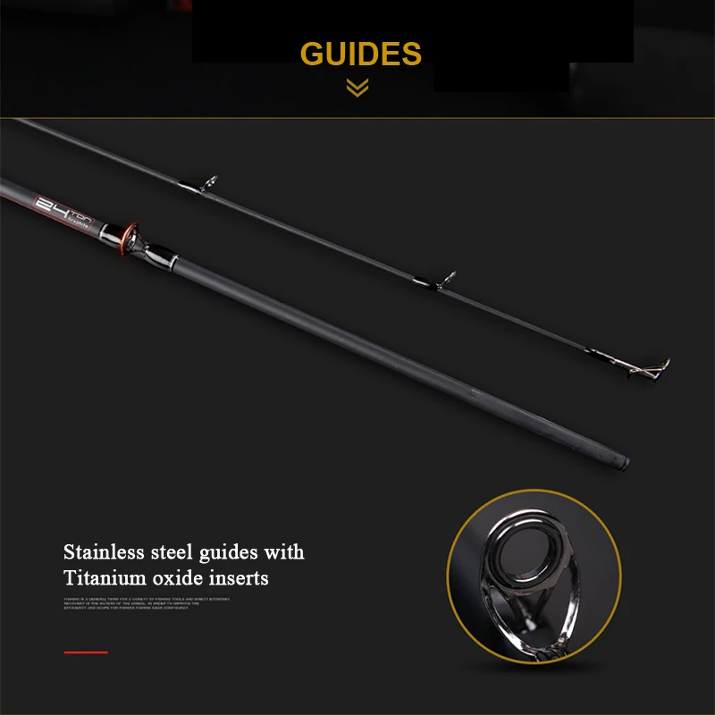 Abu Garcia Black Max приманка удочки для ловли карпа рыбалка Pesca BMAXC662M литье стержень 6'" 1,98 м Карбон 2 сек м мощность стержень