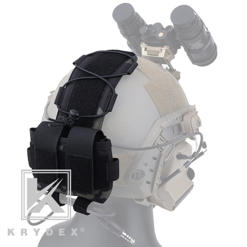 KRYDEX MK2 Тактический противовес батарейный чехол для Боевого Шлема аксессуар система хранения GPNVG-18 батарейный блок MCBK