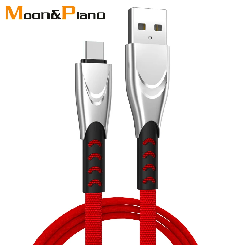 2.5A нейлон данных Android кабели iOS type-c мобильный телефон Быстрая зарядка Micro USB кабель передачи данных Шнур 1 м провод