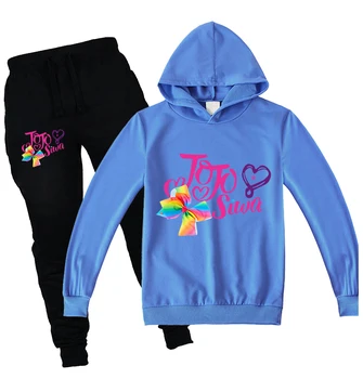 

Jojo Kids Siwa Girl Clothes Long Sleeve Hoodies Pant Set Spring Jojo Siwa O-Neck Sweatshirt Pants 2pcs Sets Girls Toddler Set
