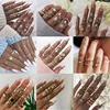 KSRA Boho Vintage Gold Star Knuckle Rings For Women BOHO Crystal Star Crescent Geometric Female Finger Rings Set Jewelry 2022 ► Photo 2/6