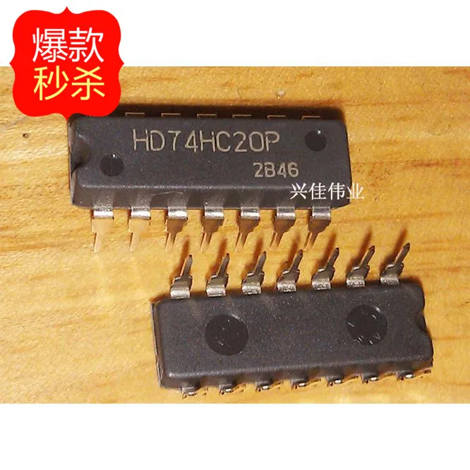 10 шт. новый оригинальный подлинный 74hc20 HD74HC20P SN74HC20N DIP-14 Dual Core 4-вход NAND ВОРОТА |