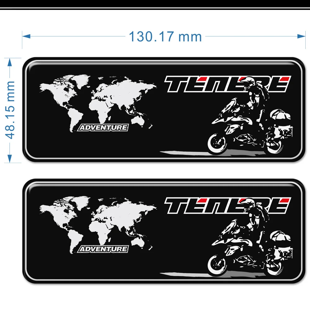 1200XT Tank Pad Protector Stickers For YAMAHA ADVENTURE TOURING TENERE 700 1200 XT SUPER Emblem Badge Trunk Helmet ADV