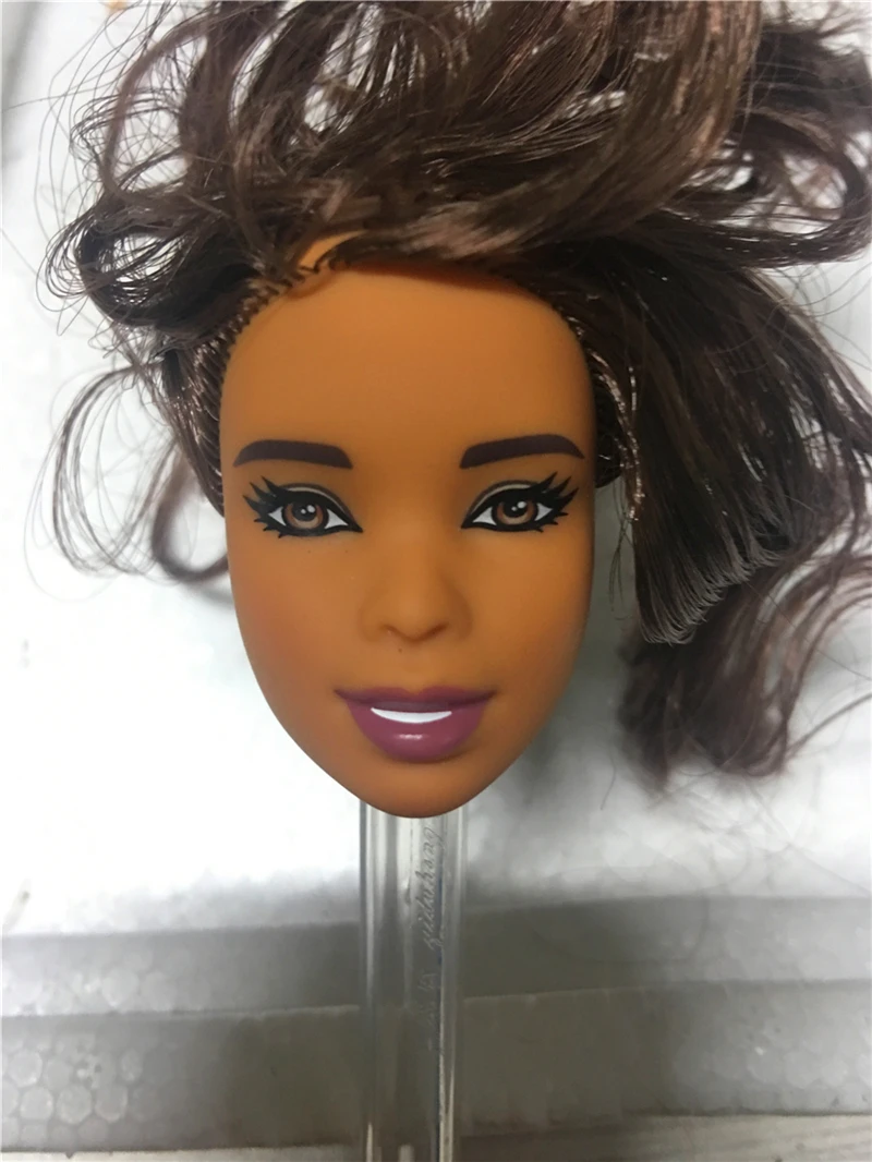 Rare Limited Collection Doll Heads Princess BABI Doll Head Girl DIY Dressing Hair Toys Favorite Quality Princess Doll Head Toy - Цвет: 2