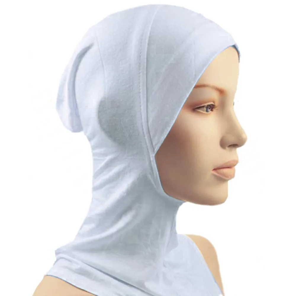 Под шляпу, шляпа, кости, капот ниндзя, внутренние хиджабы, Женский Мусульманский Исламский головной платок, шея, полный покрывающий голову шарф, 14 цветов, W13