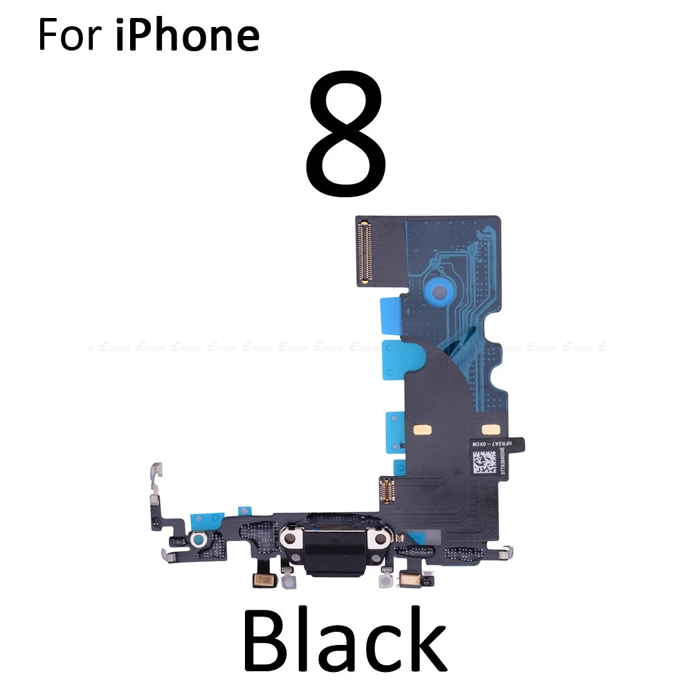 10pcs USB Dock Connector Charging Port Flex Cable For iPhone 8 7 6 6S Plus Charger Plug Headphone Audio Jack Wih Mic Flex Cable