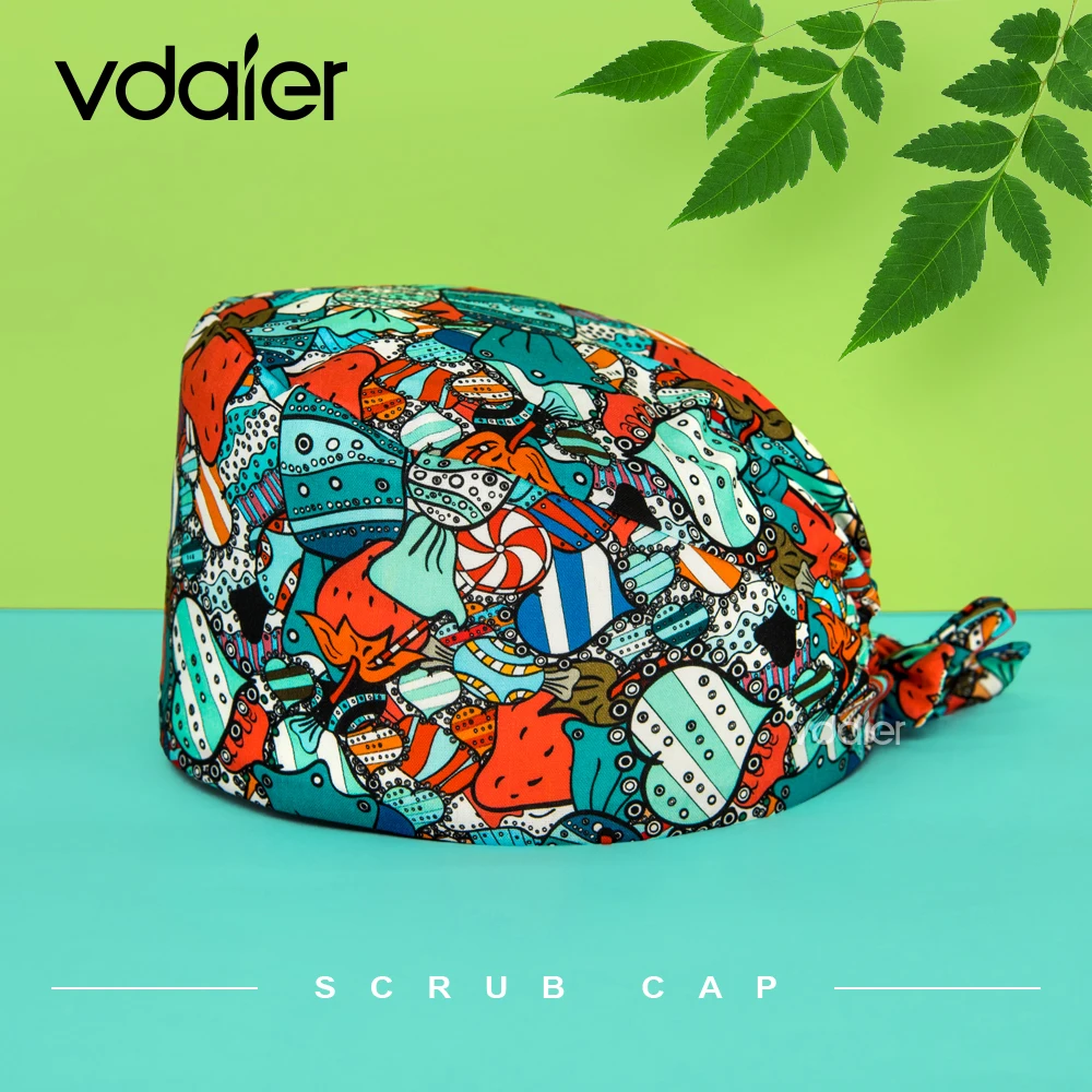

ICU nursing hat lab Pharmacist Work Hat Pet Clinic Veterinary Scrubs Hat Nurse Accessories Adjustable Doctor Surgery Cap