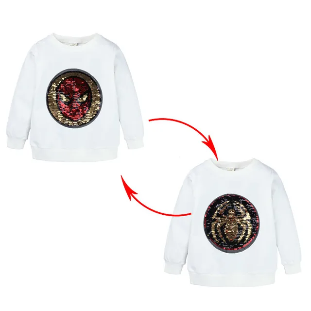 t shirt sequin garcon