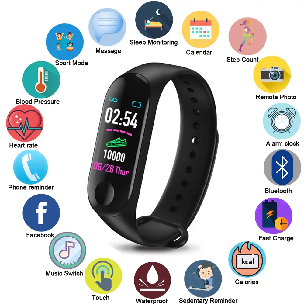 Relogio inteligente fino Clearance