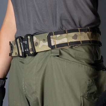 

2 Inches Outdoor Adjustable Tactical Belt Combat Waistband - (RG) S M L