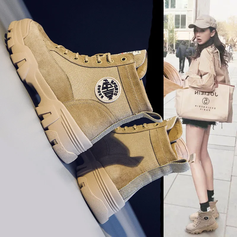 

2019 New Style Martin Boots Women's Tennis Red Autumn Small Short Boots Versatile Thin Autumn And Winter Autumn Early Autumn Bri