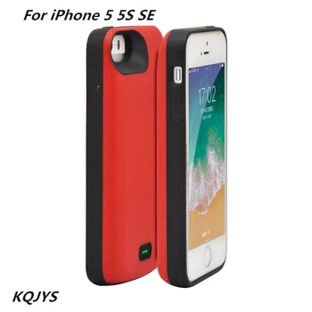

KQJYS 4000mAh External Power Bank Charging Cover for iPhone 5 5S Portable Backup Battery Charger Case for iPhone SE Battery Case