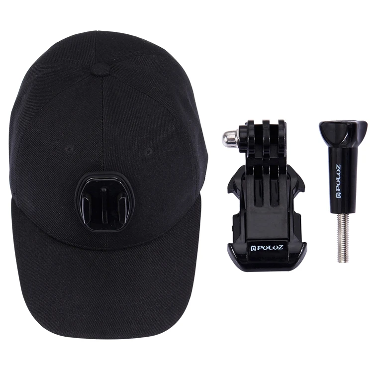 Для спортивной экшн-камеры Go Pro аксессуары из плотной ткани Бейсбол шляпа Кепки W/J крюк-пряжка для крепления с винтом для экшн-камеры GoPro HERO 7/6/5/4 Session HERO Action Камера 45