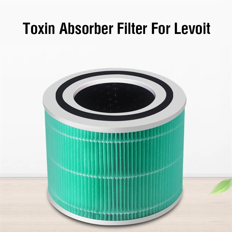 Filterhualv Levoit Hepa Filter for Levoit Air Purifier Core 300 Activated Carbon Filter for Levoit Core 300 Hepa Filter Levoit