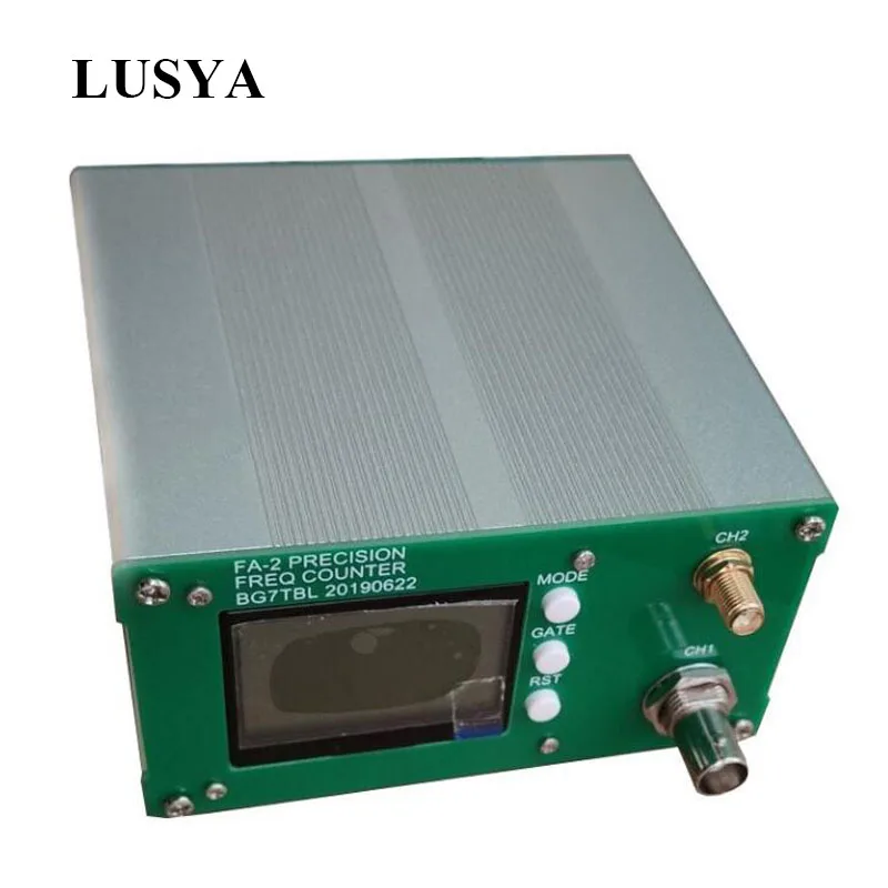 Lusya FA-2 1Hz-6 ГГц счетчик частоты комплект частотомер статистических Функция 11 бит/сек с Мощность адаптер T1038