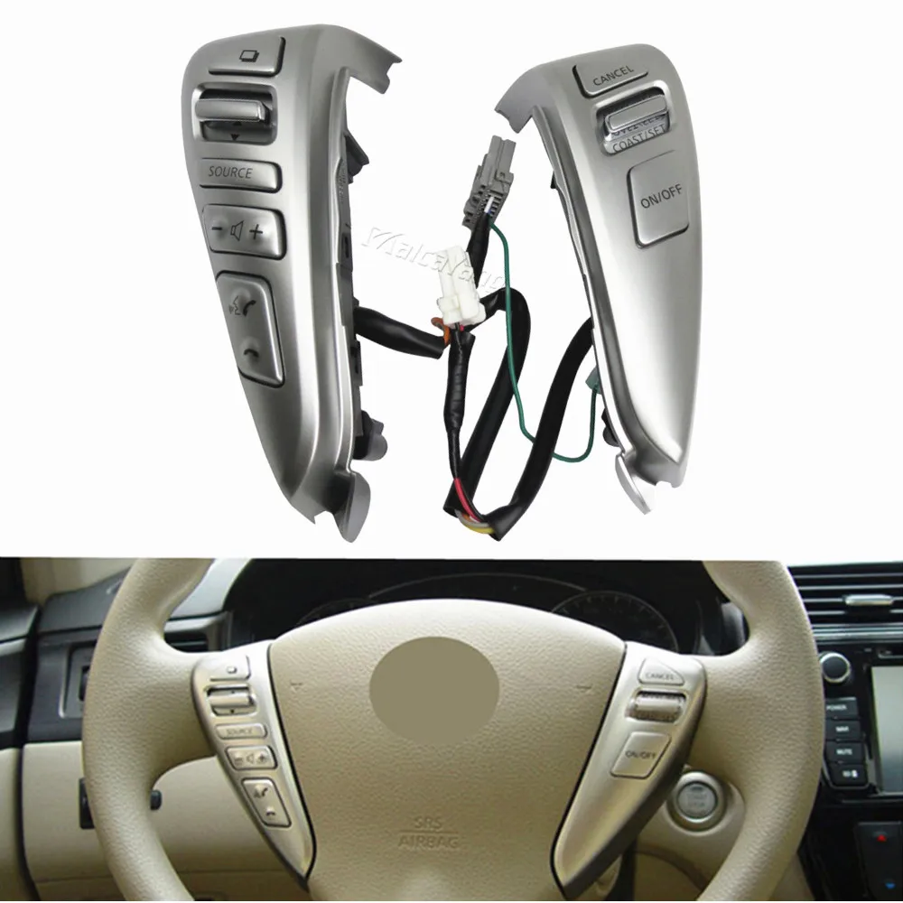 Стайлинг автомобиля переключатели Bluetooth на руль круиз контроля для NISSAN TIIDA SENTRA SUNNY