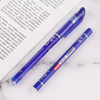 

Blue And White Porcelain 0.5Mm Student Erasable Neutral Refill Set Plus Rubber Erasable Refill Boutique Creative Gift Stationery