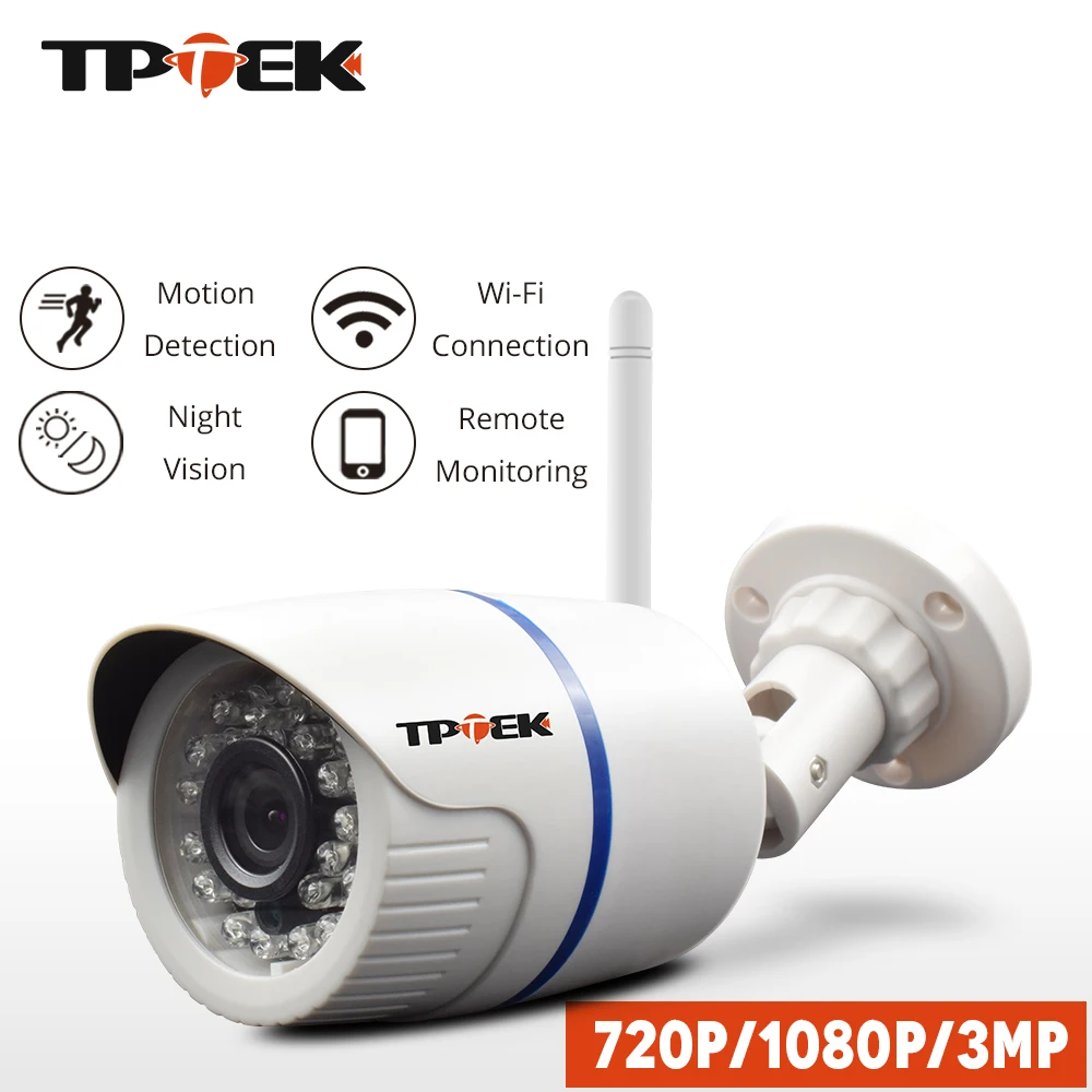 Câmera de Segurança em Casa Vigilância sem Fio Bala à Prova ip ao ar Câmera Livre Wifi 720 3mp wi fi Dwaterproof Água ip Onvif Camara Cam hd 1080 p
