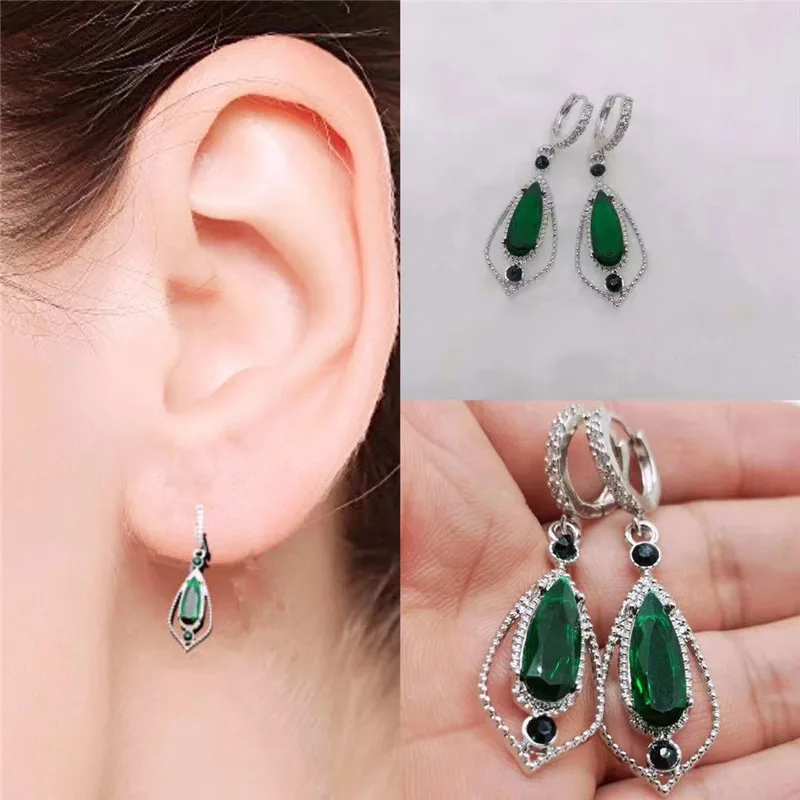 Waliicorners Green Cubic Zirconia Drop Earrings for Women Party Elegant Ear Accessories Anniversary 9 Hbd0679d6dc1e4b798cfd5bf7e5ebf9b0l