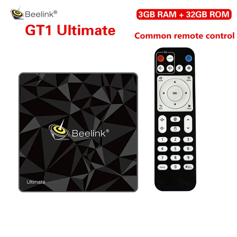 Beelink GT1-A ТВ приставка Android 7,1 голосовой пульт дистанционного управления Поддержка Netflix 4K Amlogic S912 3 ГБ 32 ГБ BT4.0 медиаплеер GT1 Ultimate - Цвет: GT1 Ultimate