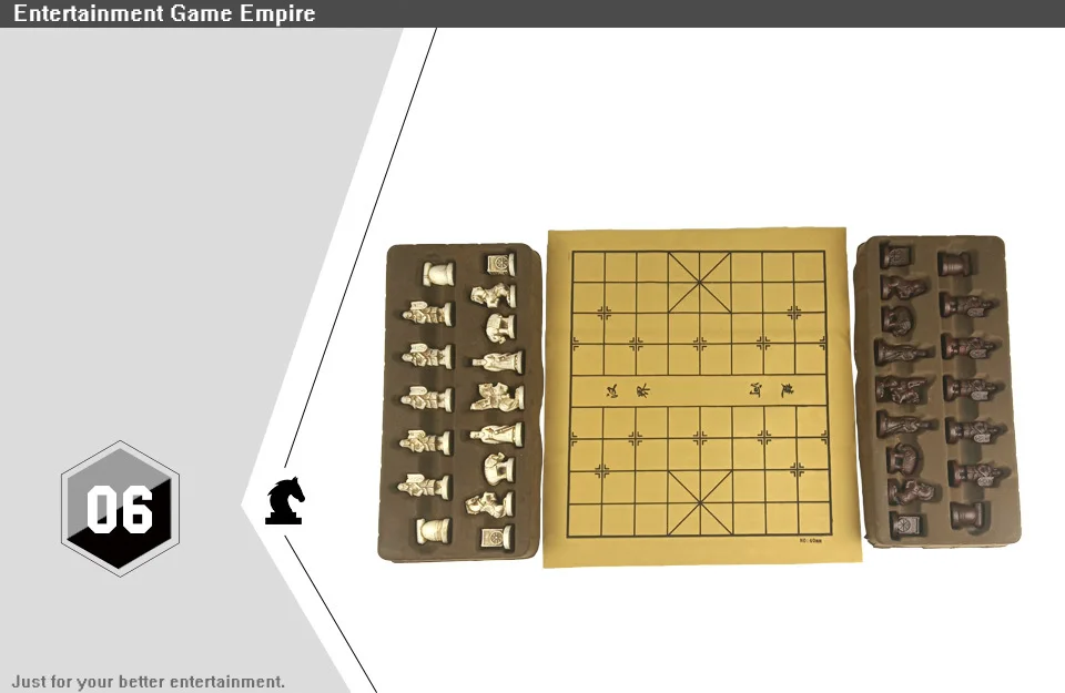 2 Yernea New Traditional Chinese Chess Set Resin Chess Pieces Suede Chessboard High-quality Chess Board Game Retro Character (6)