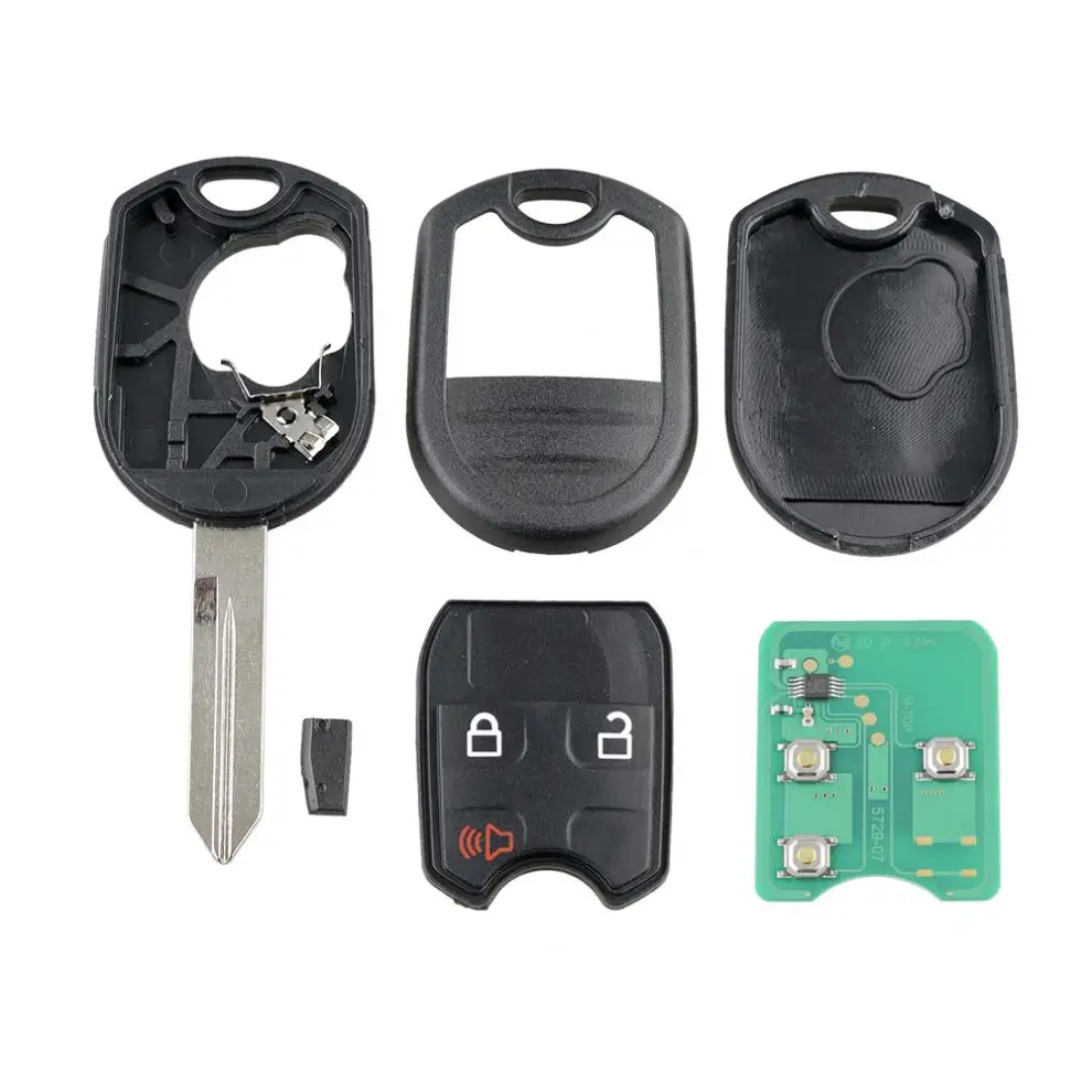 315MHZ 3 BUTTONS REMOTE KEYLESS ENTRY REMOTE CAR KEY FOB WITH 4D63 80BITS CHIP M3N5WY72XX FIT FOR 2011 2012 2013 2014 FORD F150