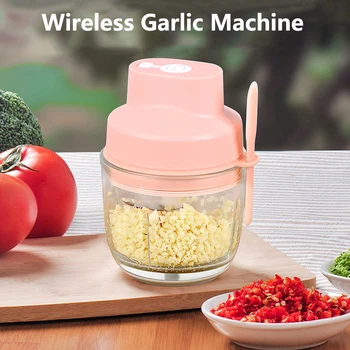 

Electric Mini Garlic Masher Vegetable Grinder Wireless Portable Kitchen Crusher Electric food Garlic Machine kitchen Tools
