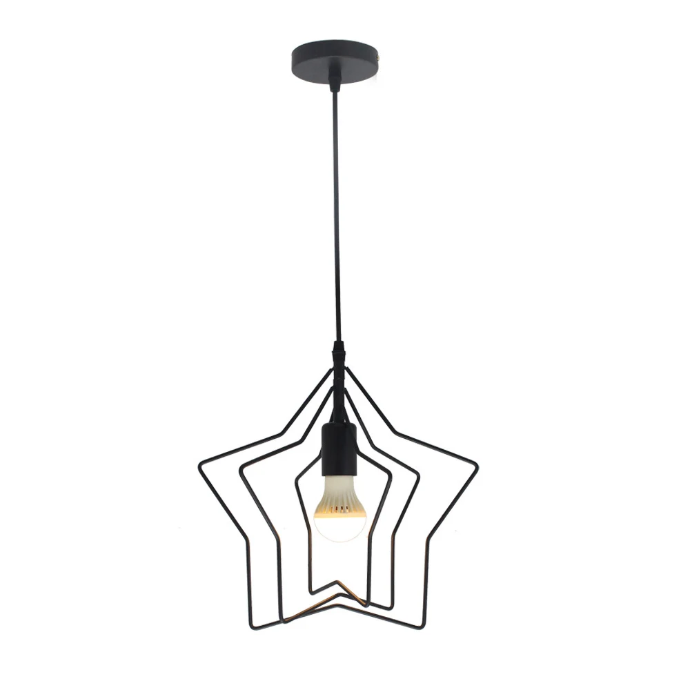 Pendant Light E27 Hanging Lamp Industrial Chandelier Vintage Metal Ceiling Lighting Retro Living Room Kitchen Restaurant Cafe Pendant Lights Pendant Lamp Chandelier Lighting Vintage Pendant Lights