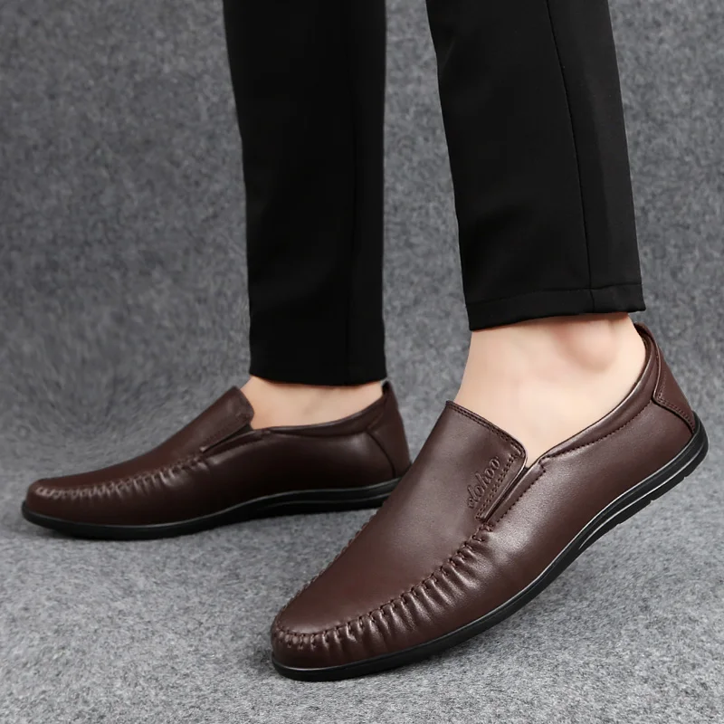 

Nice Fashion Breathable Peas Shoes Men Summer Hot Sale Models Light Men Casual Driving Lazy Men Comfy Classic Casual Loafers