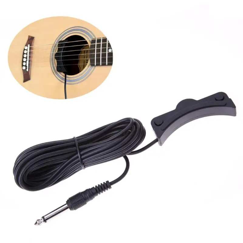 Классическая акустическая гитара усилитель Soundhole звукосниматель 6,3 мм разъем 5 м кабель