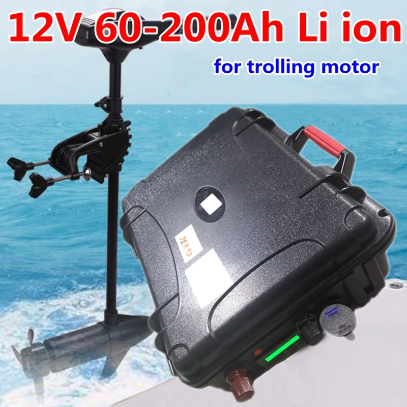 Batterie au lithium ion rechargeable, étanche, de 12V 60Ah 80Ah 120Ah — free download
