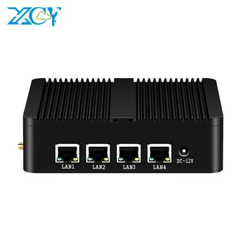 

Mini PC Fanless 4 LAN Ethernet Intel Celeron J1900 J1800 N2806 pFsense Windows Firewall Router WiFi Mini Industrial Computer