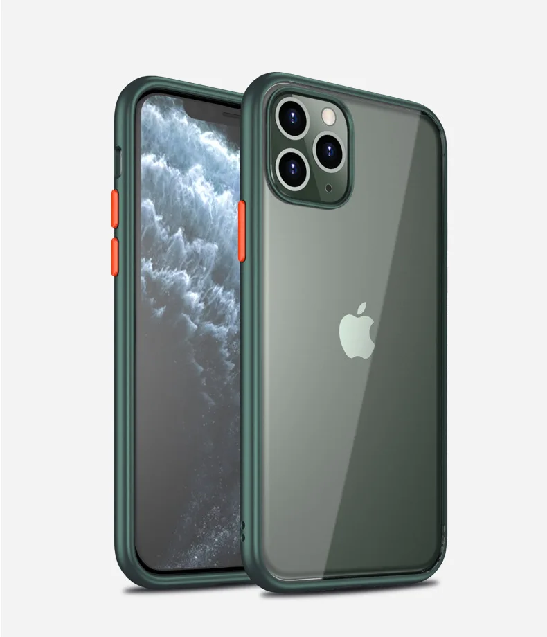 30 шт./лот для iphone 11 Pro гибридный поликарбонатный+ ТПУ Матовая крышка корпуса для iphone 11 для iphone 11 Pro Max