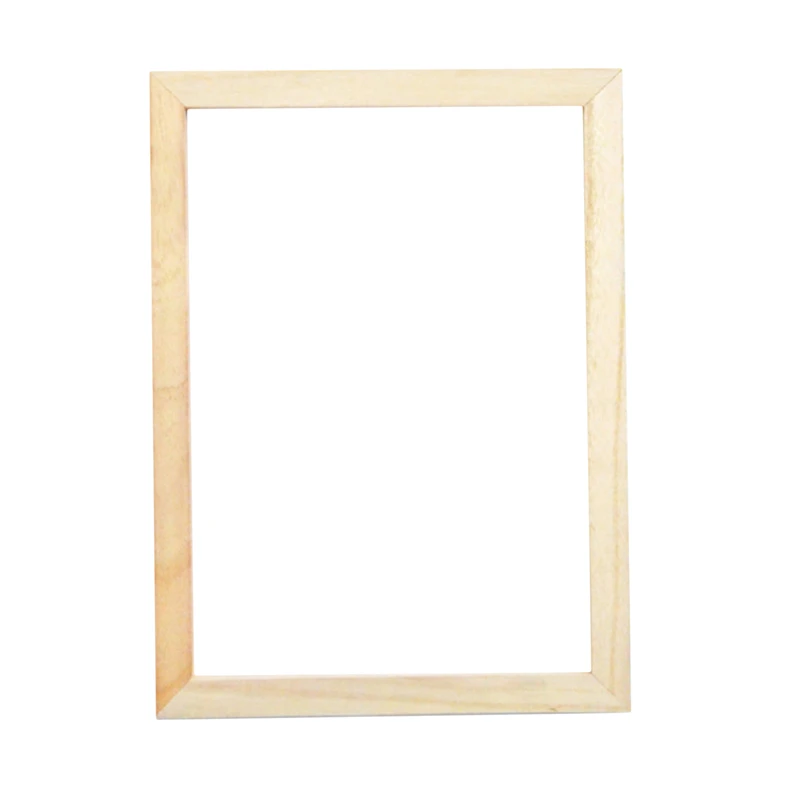 Multi Size Paper Making Mould Frame DIY Papermaking Paper Making Screen Learning Wood Handcraft Gift Wooden Mesh Mold 