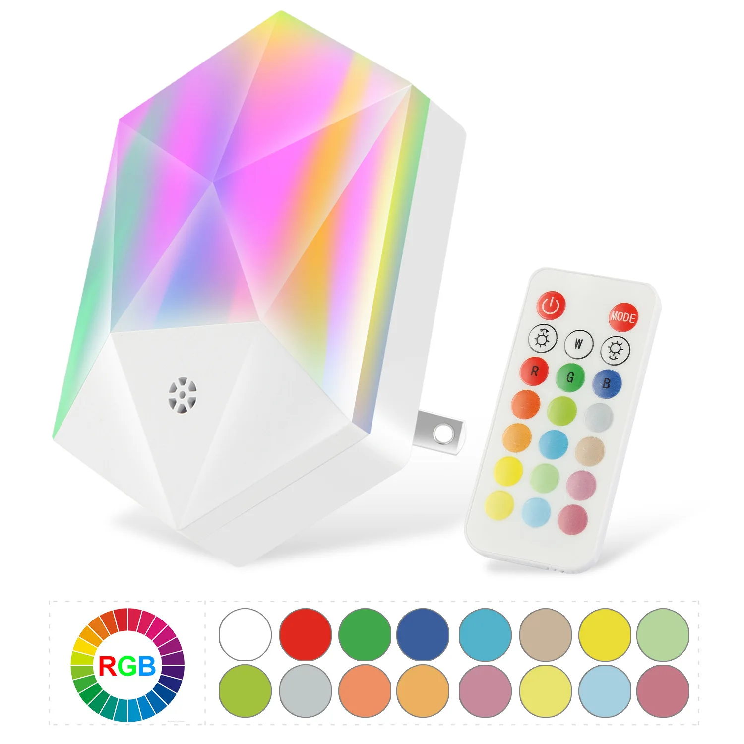 Rgb ночник с дистанционным управлением подключаемый к кровати спальни коридора