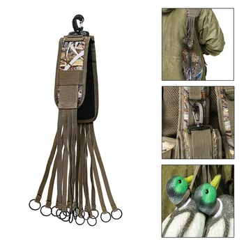 

New Hunting Oxford Cloth Bird Duck Strap Hanger Game Carrier Belt Holder Vintage Adjustable 8 Loops Gun Accessories