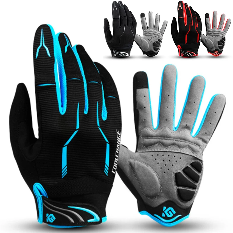 Интимные дизайн полный палец гоночный мотоцикл велосипедные перчатки велосипед MTB велосипед Сенсорный экран перчатки мягкая ткань