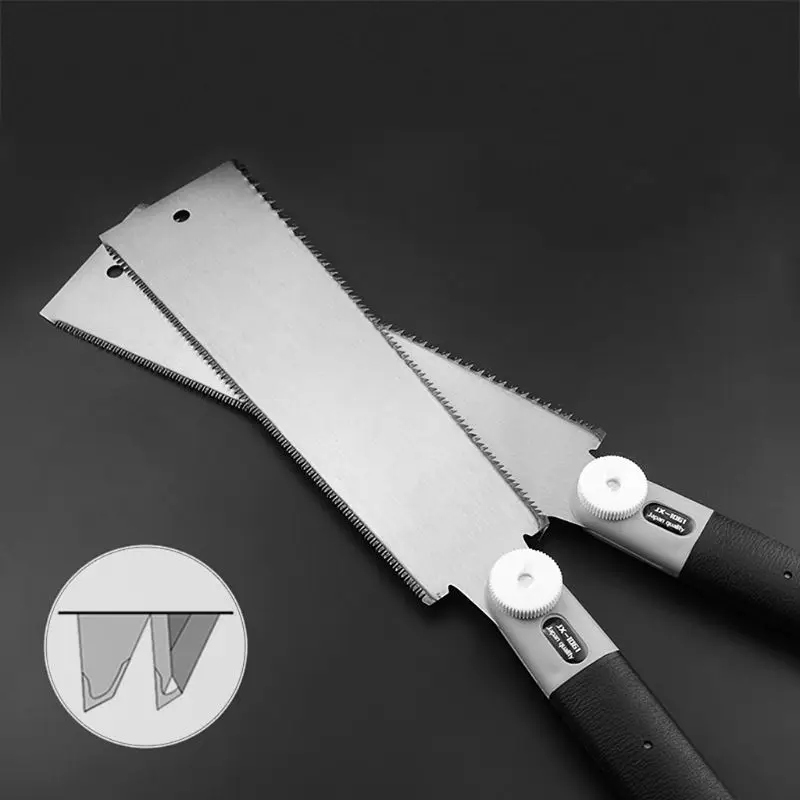 Бритва с двойным лезвием пила в японском стиле Pull Saw зубья в точности ручная пила для Tenon Деревообрабатывающие инструменты C6UE