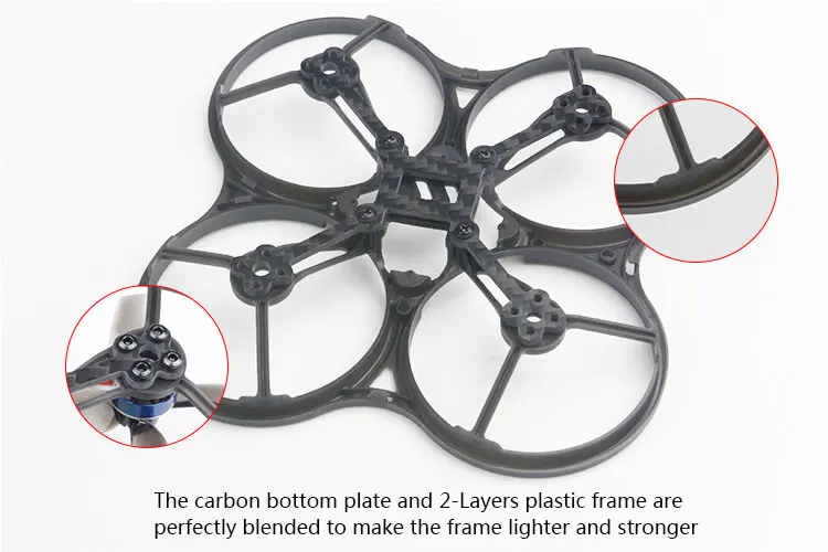 LDARC ET85 HD 87,6 мм F4 4S Cinewhoop FPV гоночный Дрон PNP BNF w/Caddx черепаха V2 1080P камера