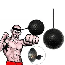 1 шт. ручной набор для тренировки глаз, смонтированный на голову боксерский рефлекторный мяч для реакции Rais упражнения по боксу штамповка оборудования мяч