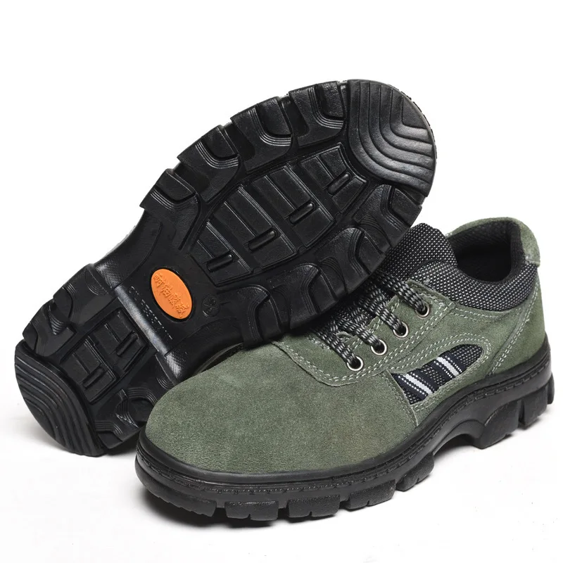 

Currently Available Comfortable Lightweight Work Shoes Fashion Wear-Resistant Anti-slip Safe Protective Shoes Anti-smashing And