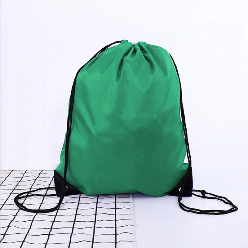 Hbd07bba5c97e4a0898c49a42883c4a2dU Nylon Color Portable Sports Bag Thicken Drawstring Belt Riding Backpack Gym Drawstring Shoes Bag Clothes Backpacks Waterproof Mallzona