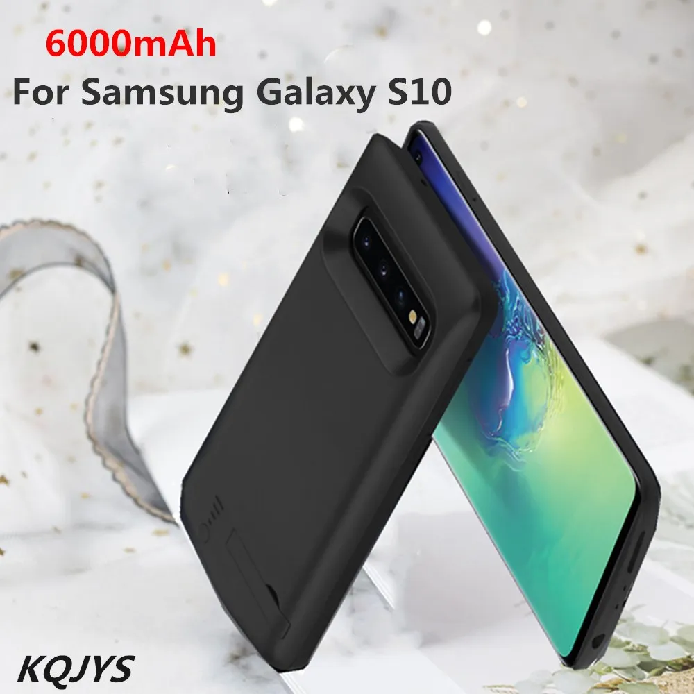 KQJYS ультра тонкий чехол для зарядного устройства 6000 мАч для samsung Galaxy S10 внешний аккумулятор чехол для зарядки для samsung S10 чехол для аккумулятора