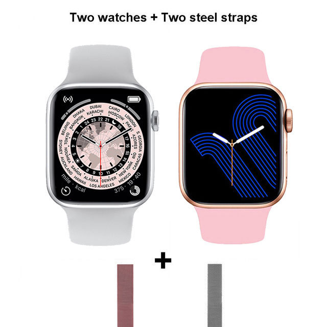 14 Watch 7 T500 Smart Watch Bluethooth Call Heart Rate Blood Pressure Waterproof Women Men SmartWatch Pk IWO13 W37Pro X8 Max